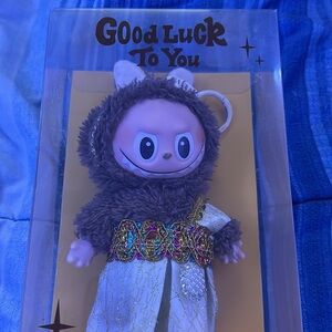 Plush Doll with Brown Outfit